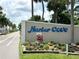 Harbor Cove 55+ community entrance at 208 Marlette Dr, North Port, FL 34287