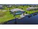 Luxury waterfront home with private pool and boat dock at 15418 Alcove Cir, Port Charlotte, FL 33981