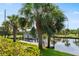 Private boat dock with lift, offering convenient water access at 15964 Viscount Cir, Port Charlotte, FL 33981