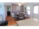Dining area with round table and six chairs, near kitchen at 6246 Parakeet Rd, Englewood, FL 34224