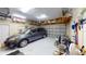 Spacious garage with overhead storage at 417 Tomoka Dr, Englewood, FL 34223