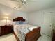 Charming bedroom with a double bed and ample closet space at 2573 Chynn Ave, North Port, FL 34286