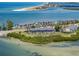 Aerial view of waterfront property with community amenities at 6000 Boca Grande Cswy # D46, Boca Grande, FL 33921