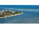 Aerial view of waterfront homes with private beach access at 6000 Boca Grande Cswy # D46, Boca Grande, FL 33921