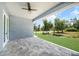 Covered patio offering a view of the backyard at 9309 Zorn St, Port Charlotte, FL 33981