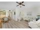 Dining area with a view of the living room at 3 Quails Run Blvd # 8, Englewood, FL 34223