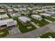 Aerial view of mobile home community at 130 Nautical Dr, North Port, FL 34287