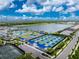 Beachwalk pickleball courts with shade structures at 9982 Beachwalk Dr, Englewood, FL 34223