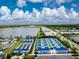 Beachwalk pickleball courts with shade structures at 9982 Beachwalk Dr, Englewood, FL 34223