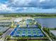 Beachwalk pool, bocce, and pickleball courts at 9982 Beachwalk Dr, Englewood, FL 34223