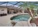 Enjoy this large pool and spa from the lanai at 229 Rotonda E Blvd, Rotonda West, FL 33947