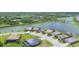 Aerial view of upscale homes and waterways in a tranquil community at 14589 Ponce De Leon Trl, Port Charlotte, FL 33981