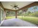 Spacious screened porch overlooking backyard at 3288 Myrica St, North Port, FL 34286