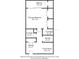 Layout featuring two bathrooms, a kitchen, living room, dinette, primary bedroom, and a balcony at 8 Quails Run Blvd # 10, Englewood, FL 34223