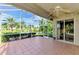 Relaxing screened porch with lake views at 3413 Pennyroyal Rd, Port Charlotte, FL 33953