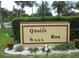 Photo of Quail's Run community entrance sign at 8 Quails Run Blvd # 10, Englewood, FL 34223