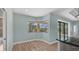 Bright breakfast nook with a bay window overlooking the backyard at 8374 Agate St, Port Charlotte, FL 33981