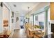 Bright dining area with a built-in window seat at 7168 Lighthouse St, Englewood, FL 34224