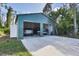 Two-car garage with extra space for storage at 7168 Lighthouse St, Englewood, FL 34224