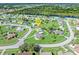 Aerial view showing home location in a quiet neighborhood setting at 6367 Facet Ln, Port Charlotte, FL 33981