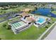 Community features tennis courts, pool, and clubhouse at 6367 Facet Ln, Port Charlotte, FL 33981