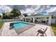Inviting pool with a spacious patio and lounge chairs at 324 Comstock St, Port Charlotte, FL 33954