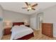Bedroom with walk-in closet and en-suite bathroom access at 3359 Osprey Ln, Port Charlotte, FL 33953