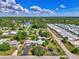 Aerial view showcasing a single-Gathering home's location within a community at 797 Michigan Ave, Englewood, FL 34223