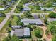 Aerial view of a single-Gathering home with RV parking at 797 Michigan Ave, Englewood, FL 34223