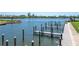 Private boat dock with multiple slips and waterfront access at 11100 Hacienda Del Mar Blvd # 202, Placida, FL 33946