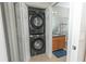 Stackable washer and dryer in convenient closet at 8403 Placida Rd # 303, Placida, FL 33946