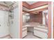 Clean bathroom, featuring a walk-in shower and updated fixtures at 7506 Spinnaker Blvd, Englewood, FL 34224