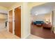 View of entryway with access to living room and closets at 7506 Spinnaker Blvd, Englewood, FL 34224