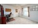 Bright home office with built-in desk and window at 15507 Aqua Cir, Port Charlotte, FL 33981