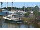 Boat docked at a marina in Englewood, Florida at 13342 Commonwealth Ave, Port Charlotte, FL 33981