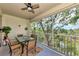 Peaceful screened balcony boasting scenic nature views at 3363 Grand Vista Ct # 203, Port Charlotte, FL 33953