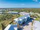 Aerial view of modern townhouses near the coast, with ocean views at 3923 Cape Haze Dr # 306, Rotonda West, FL 33947