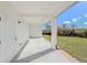 Covered patio with access to backyard at 3923 Cape Haze Dr # 306, Rotonda West, FL 33947