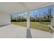 Covered patio overlooking backyard at 3923 Cape Haze Dr # 306, Rotonda West, FL 33947