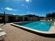 Inviting community swimming pool with ample deck space at 5704 Holiday Park Blvd, North Port, FL 34287