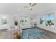 Bright and airy living room with water views and comfortable seating at 4199 Hollis Ave, Port Charlotte, FL 33953