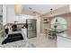 Kitchen with stainless steel appliances, granite countertops, and a breakfast nook at 13511 Foresman Blvd, Port Charlotte, FL 33981