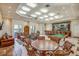 Spacious recreation room with pool table and comfortable seating at 10055 Links Ln # 206, Rotonda West, FL 33947