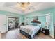 Bright bedroom with sliding doors leading to a relaxing patio at 2555 Dixon Ter, Port Charlotte, FL 33981