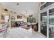 Comfortable Gathering room with sliding doors leading to the pool at 2555 Dixon Ter, Port Charlotte, FL 33981