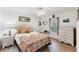 Charming bedroom with floral bedding and ample closet space at 2555 Dixon Ter, Port Charlotte, FL 33981