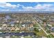 Wide aerial showcasing waterfront community, many homes with canals and boats at 2517 Rio Grande Dr, Punta Gorda, FL 33950