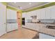 Modern kitchen with white cabinets and granite countertops at 15248 Spanish Point Dr, Port Charlotte, FL 33981