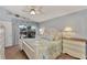 Bedroom with water view and white dresser at 3195 Village Ln, Port Charlotte, FL 33953
