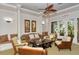Relaxing lounge area with comfortable seating and a coffee table at 1337 Sorrell Way, North Port, FL 34289